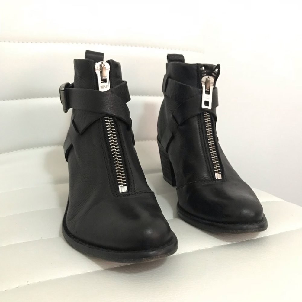 Diesel Leather Boots